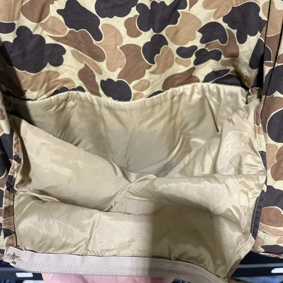 Vintage 90s Columbia Duck Camo Bomber Jacket Mens Large Full Zip Outdoor - Picture 11 of 15